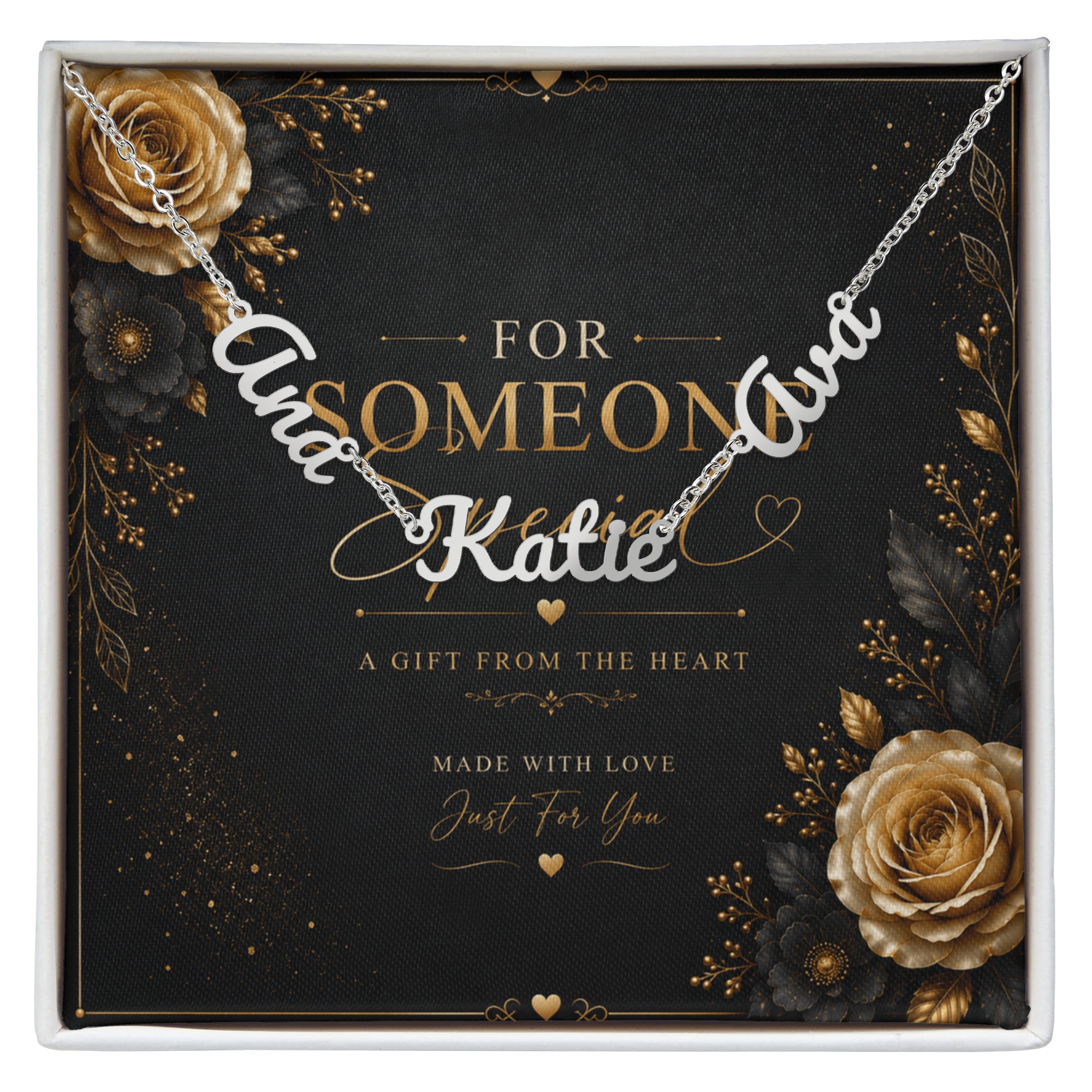 Personalized Multi-Name Necklace – Custom Family Name Necklace Gift for Someone Special