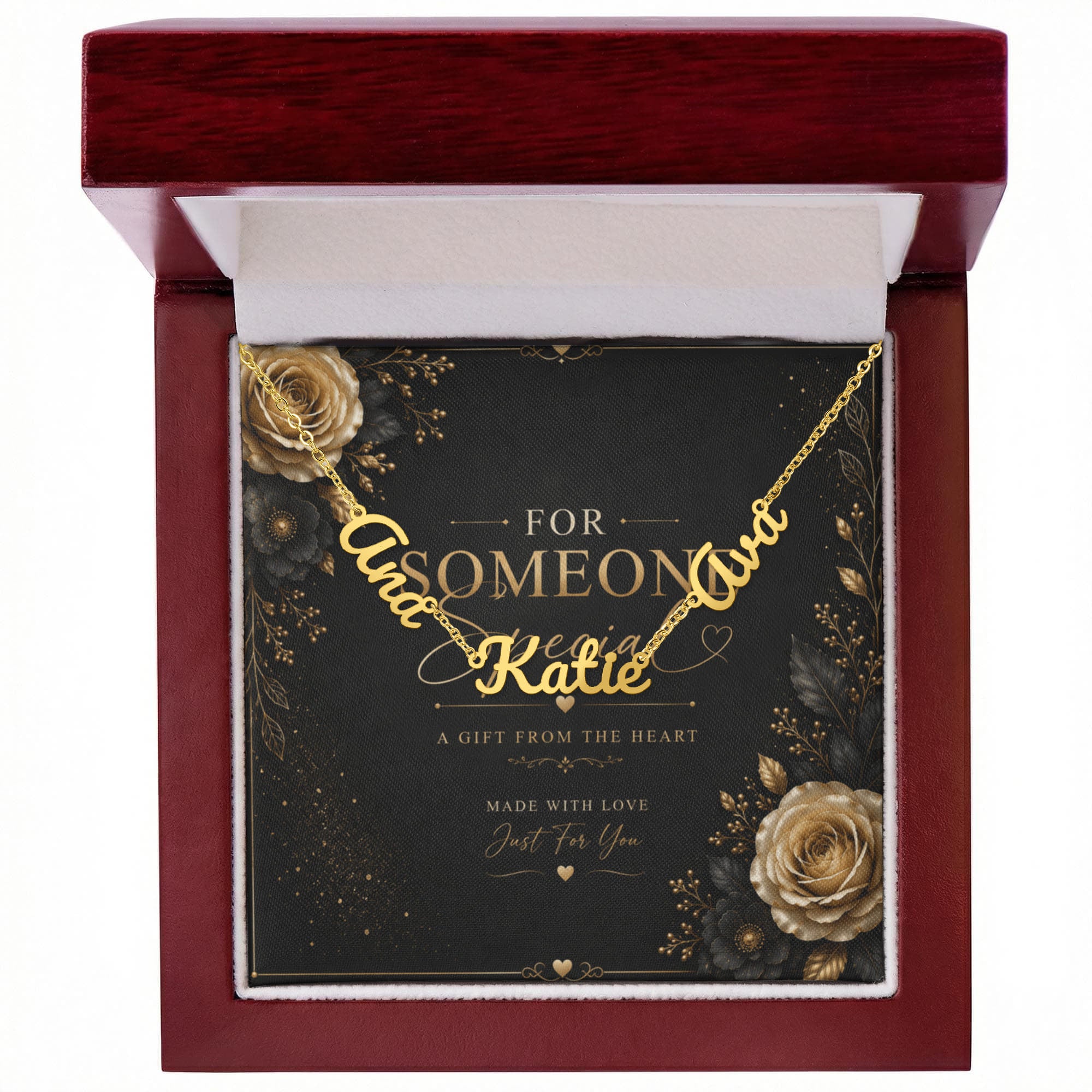 Personalized Multi-Name Necklace – Custom Family Name Necklace Gift for Someone Special