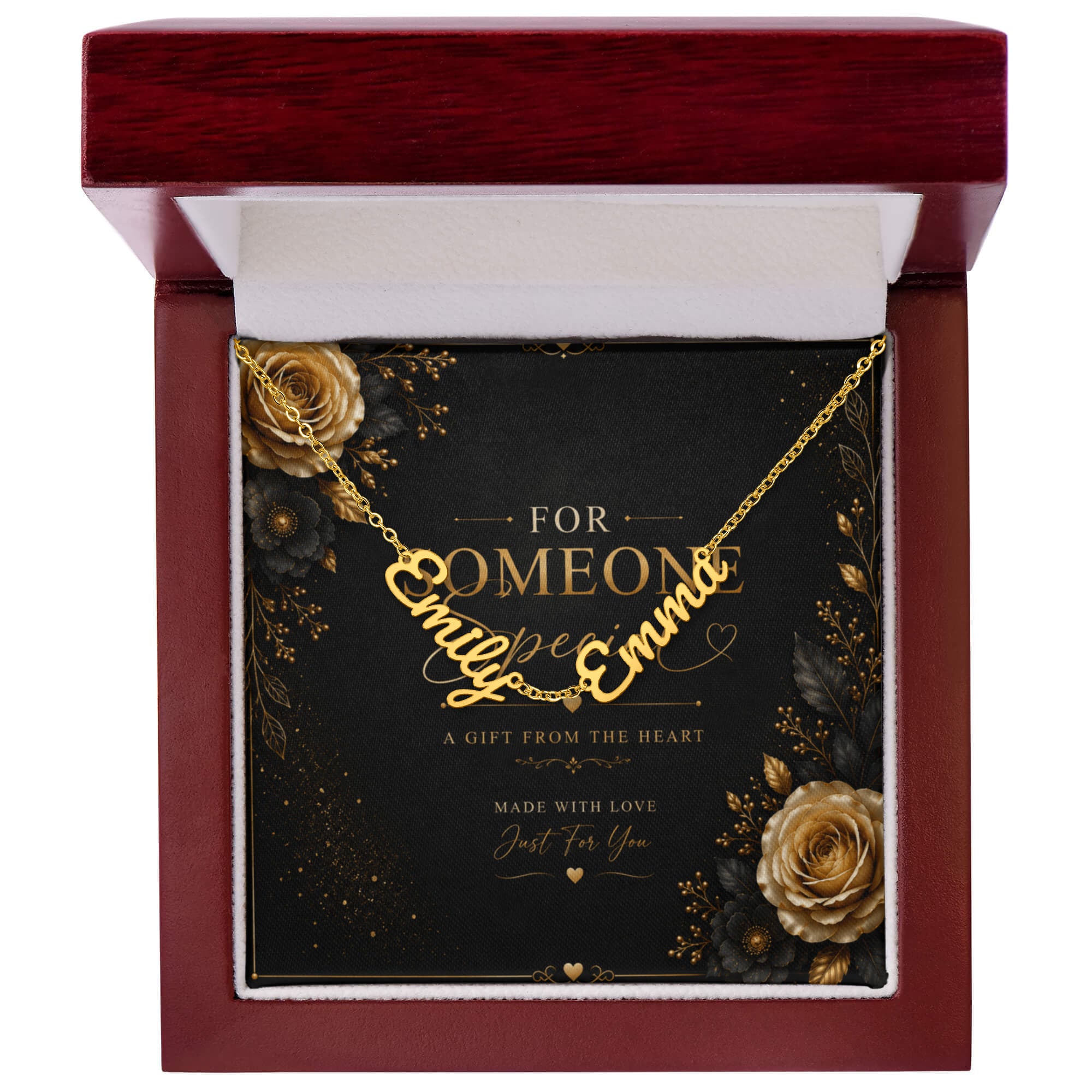 Personalized Multi-Name Necklace – Custom Family Name Necklace Gift for Someone Special