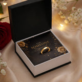 Personalized Engraved Ring – Custom Message Ring Gift for Someone Special