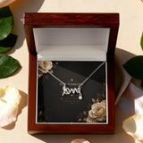 Scripted Love Necklace – Elegant Gift for Someone Special | Timeless Symbol of Love