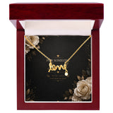 Scripted Love Necklace – Elegant Gift for Someone Special | Timeless Symbol of Love