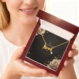 Scripted Love Necklace – Elegant Gift for Someone Special | Timeless Symbol of Love