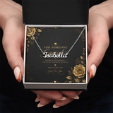 Personalized Name Necklace – Custom Script Name Necklace Gift for Someone Special