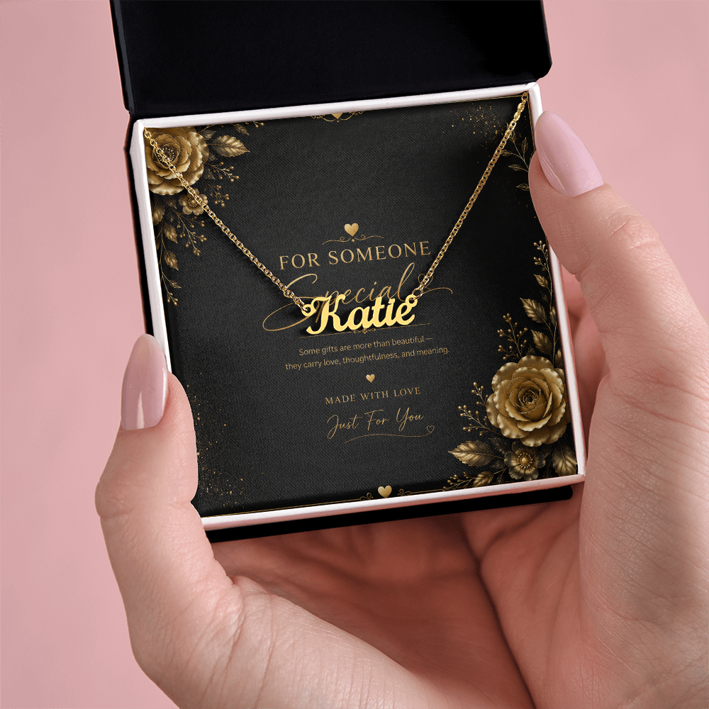 Personalized Name Necklace – Custom Script Name Necklace Gift for Someone Special