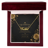 Personalized Name Necklace – Custom Script Name Necklace Gift for Someone Special
