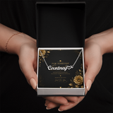 Personalized Heart Name Necklace – Custom Script Name Necklace Gift for Someone Special