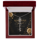 Personalized Birth Flower Name Necklace – Custom Floral Name Gift for Her  Alternative: