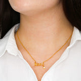 Scripted Love Necklace – Elegant Gift for Someone Special | Timeless Symbol of Love